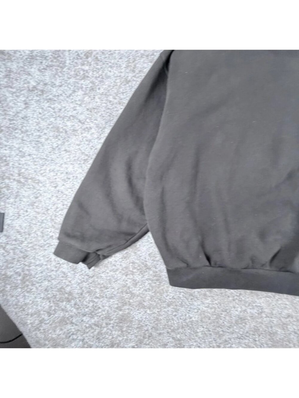 Fear Of God Essentials Sweatshirt Mens L Black Classic Fleece Crew Neck Outdoor - Picture 13 of 16